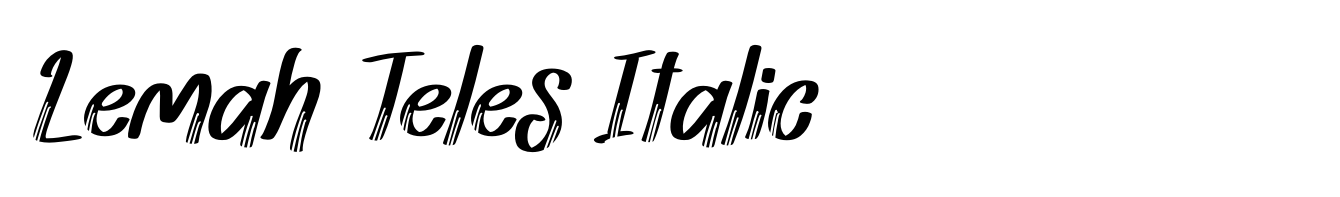 Lemah Teles Italic